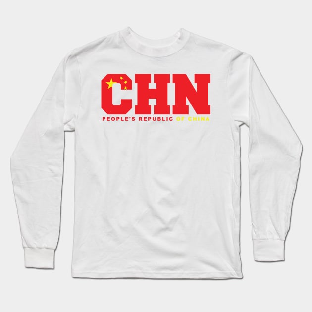 Pople's Republic Of China Long Sleeve T-Shirt by BAOM_OMBA